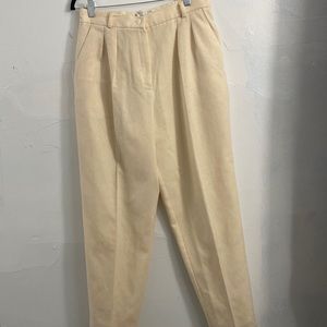 100% pure wool beautiful pant color ivory